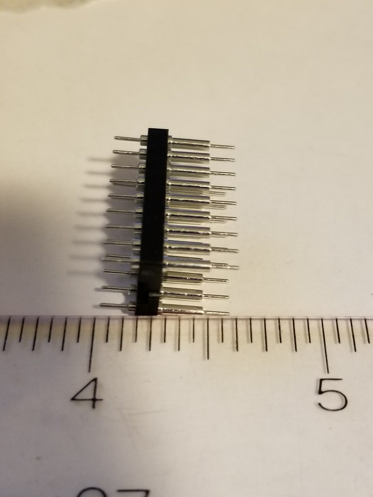 18 Pin DIP Elevated Header Adapter with 3/16" elevated posts 0.3" wide