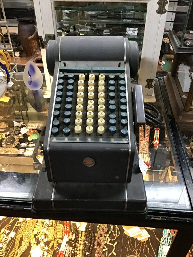 vintage adding machine calculator Todd / Burroghs