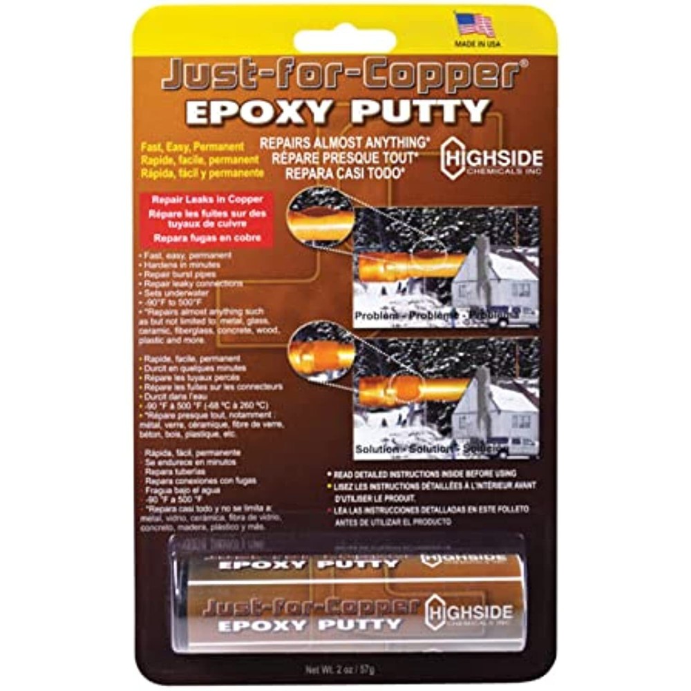 Jackson Industries Just for Copper Epoxy Putty JFC070
