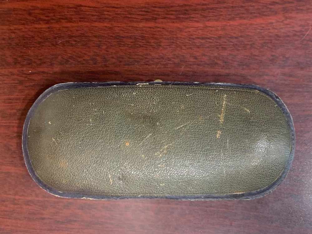 Antique 800 Silver Sewing Scissors & Thimble with Case