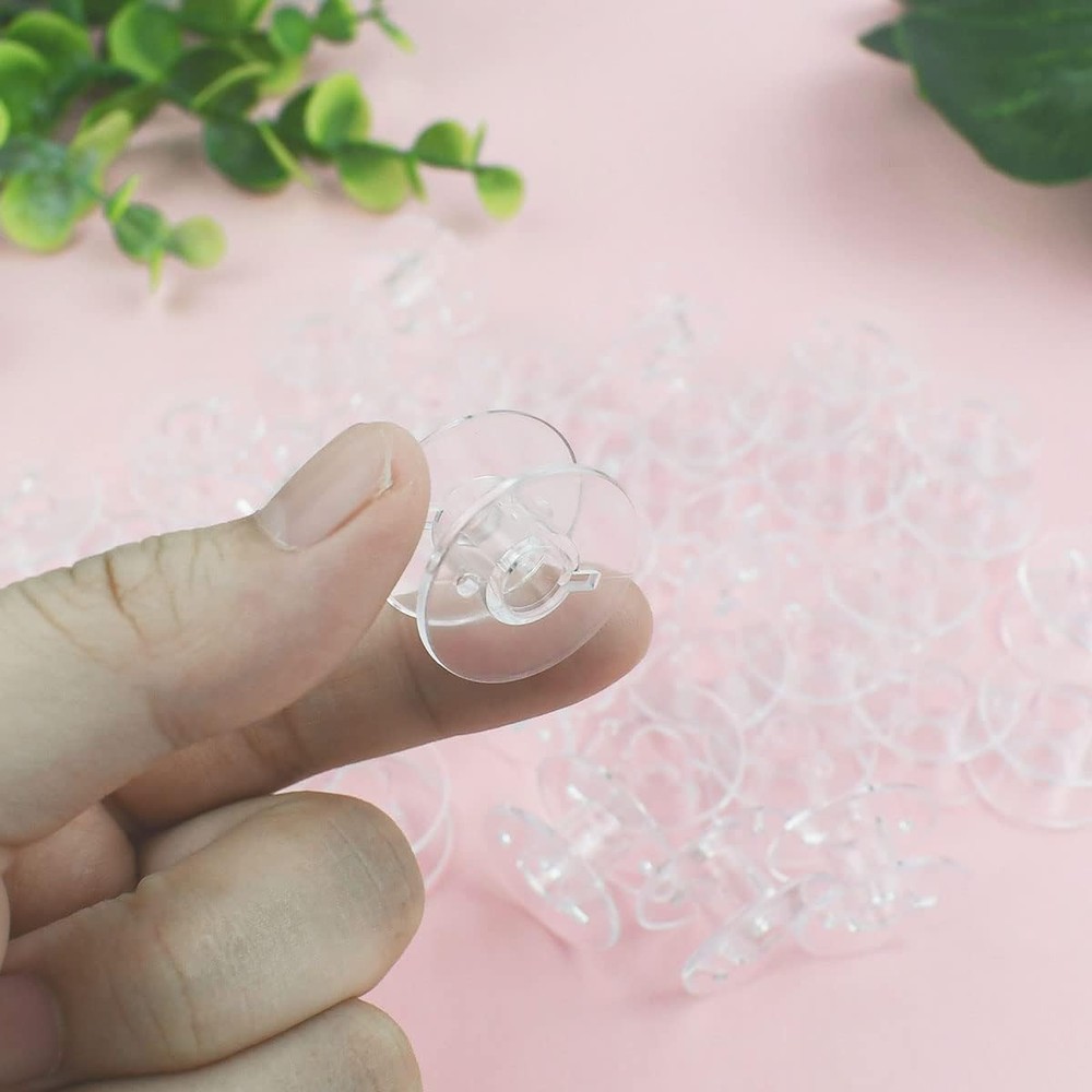 50 Pack Clear Plastic Sewing Machine Bobbins Class 15 Sewing Bobbins Compatible