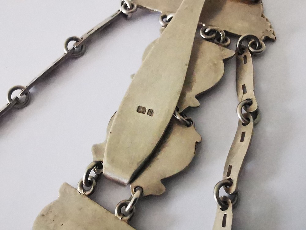 Victorian Solid Silver Chatelaine - Birm. 1890.