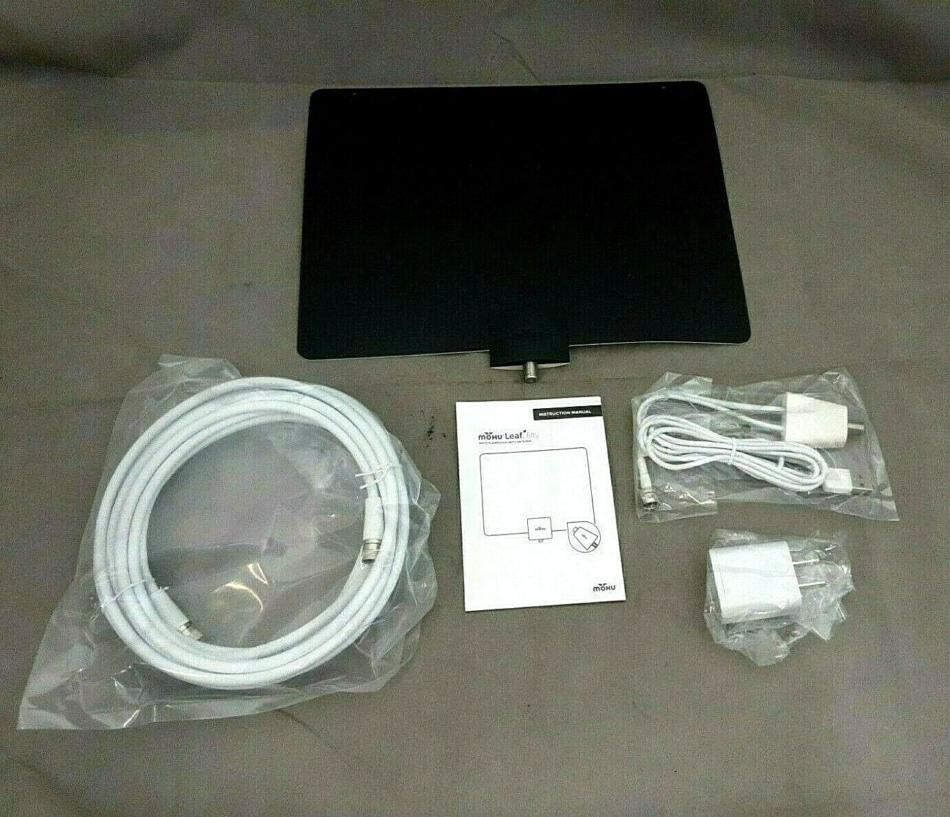 Mohu - Leaf Fifty Amplified Indoor HDTV Antenna 60 Mile Range MH-110584