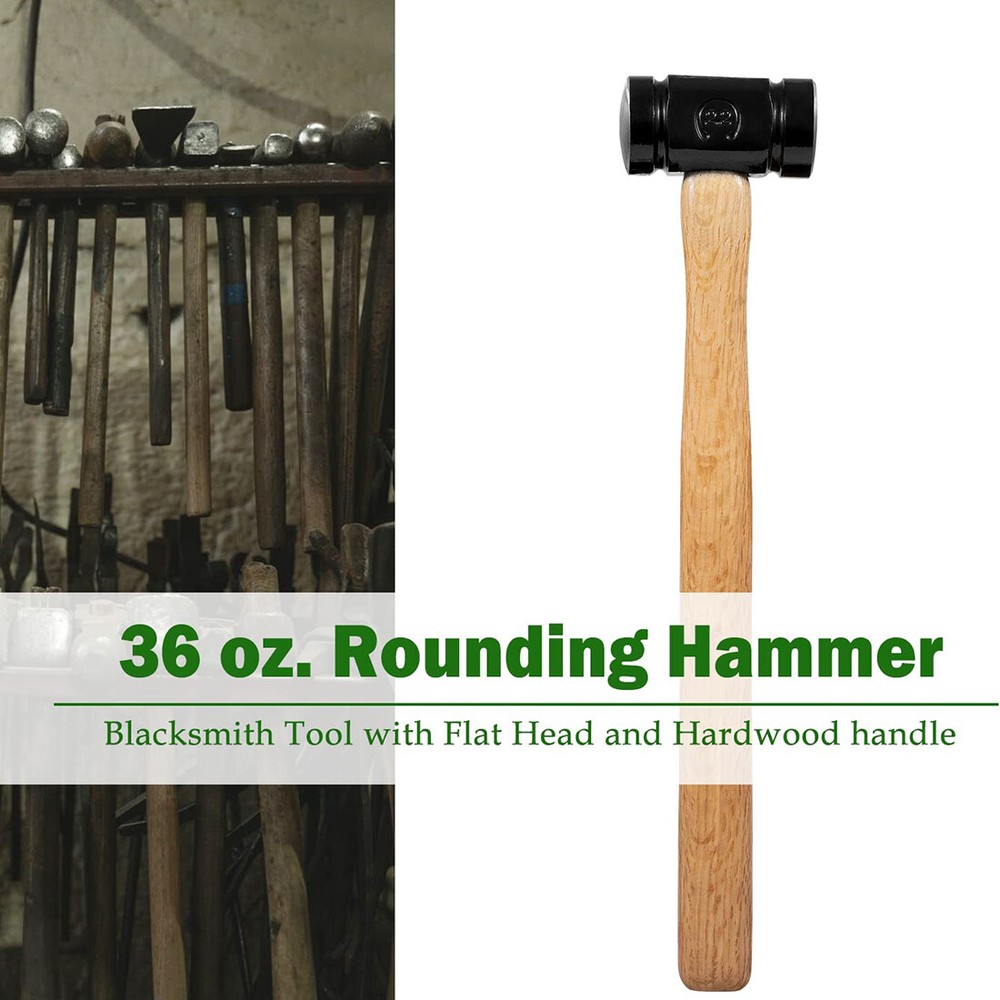 61B Hammer for Handmade Farrier Forge Tool Versatile Blacksmith Hammer 36OZ