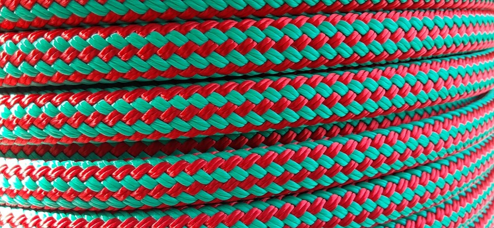 1/2 " x 150 ft. Double Braid-Yacht Braid Polyester Rope. US Made