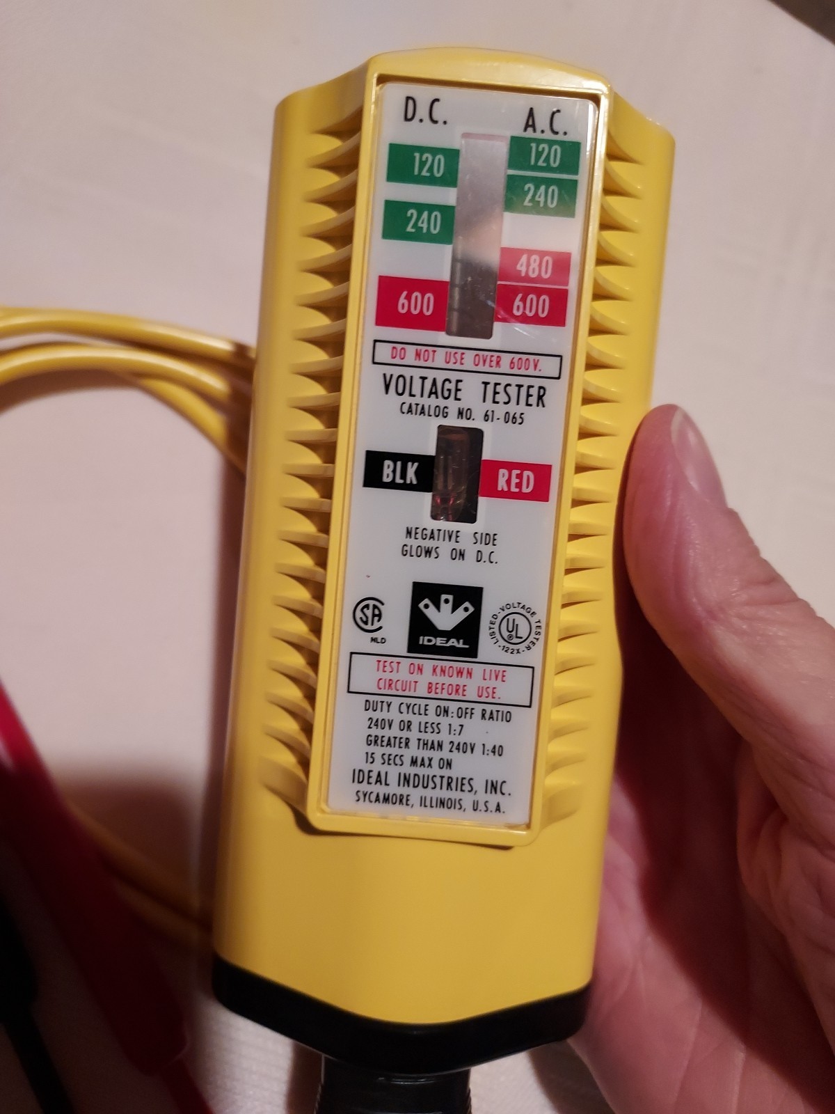 Voltage Tester By Ideal, USA, New, #61-065