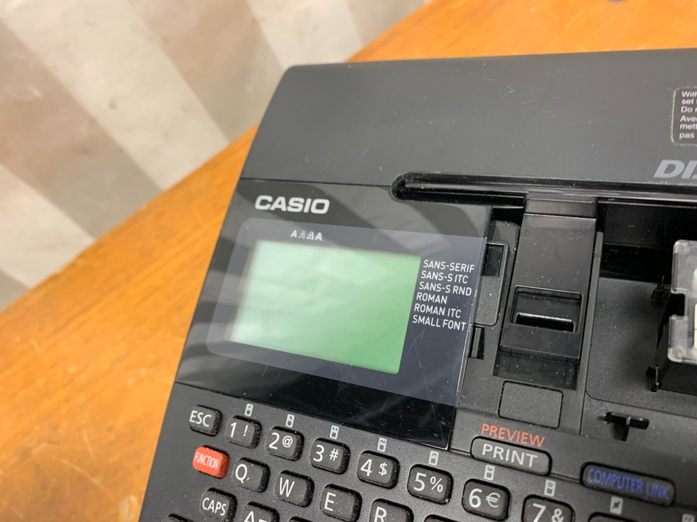 Casio CW-K85 Disc Title Printer Thermal For CD DVD