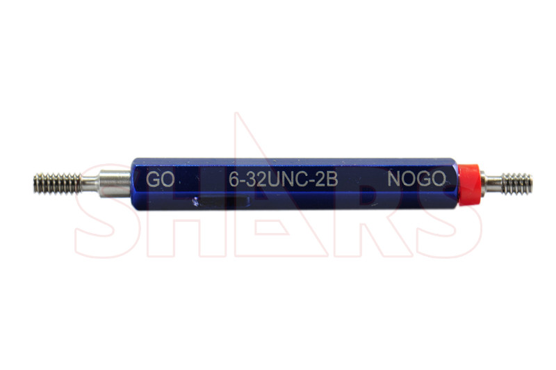Shars 6-32 Go/No Go UNC Double End Thread Plug Gage Class 2B New ![