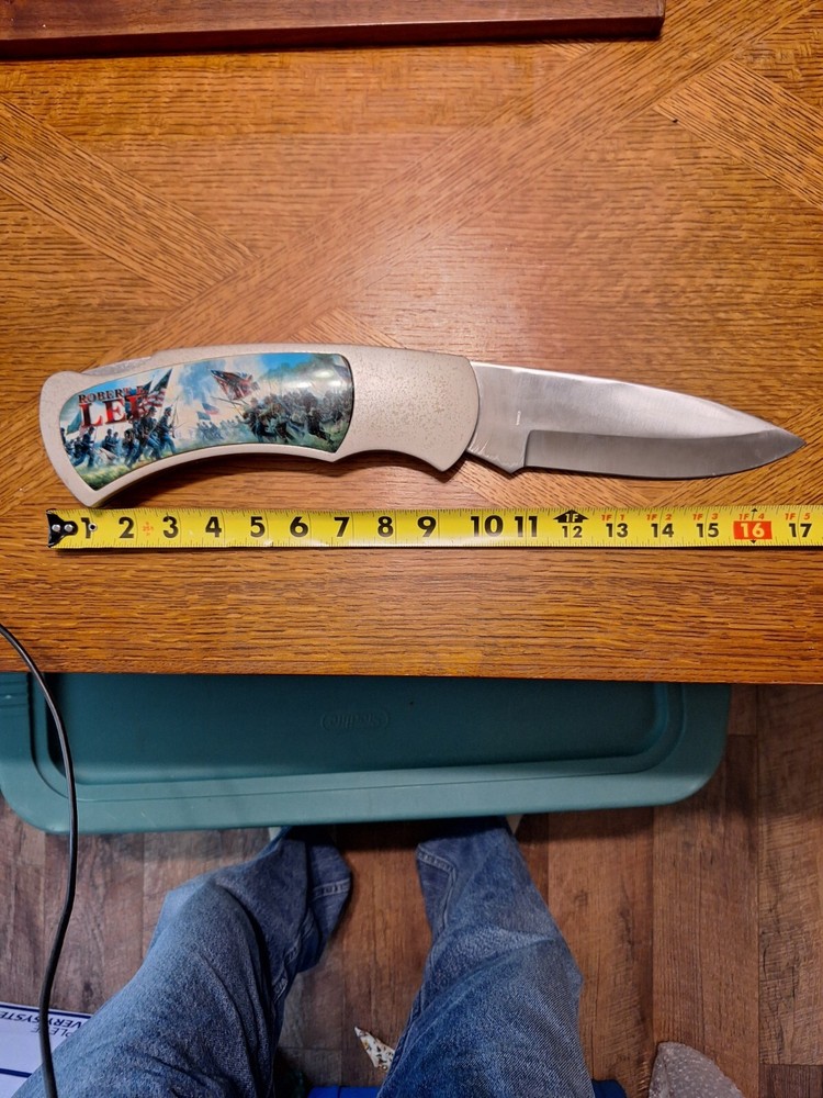 ROBERT E. LEE Folding 17 Inch LOCKING KNIFE