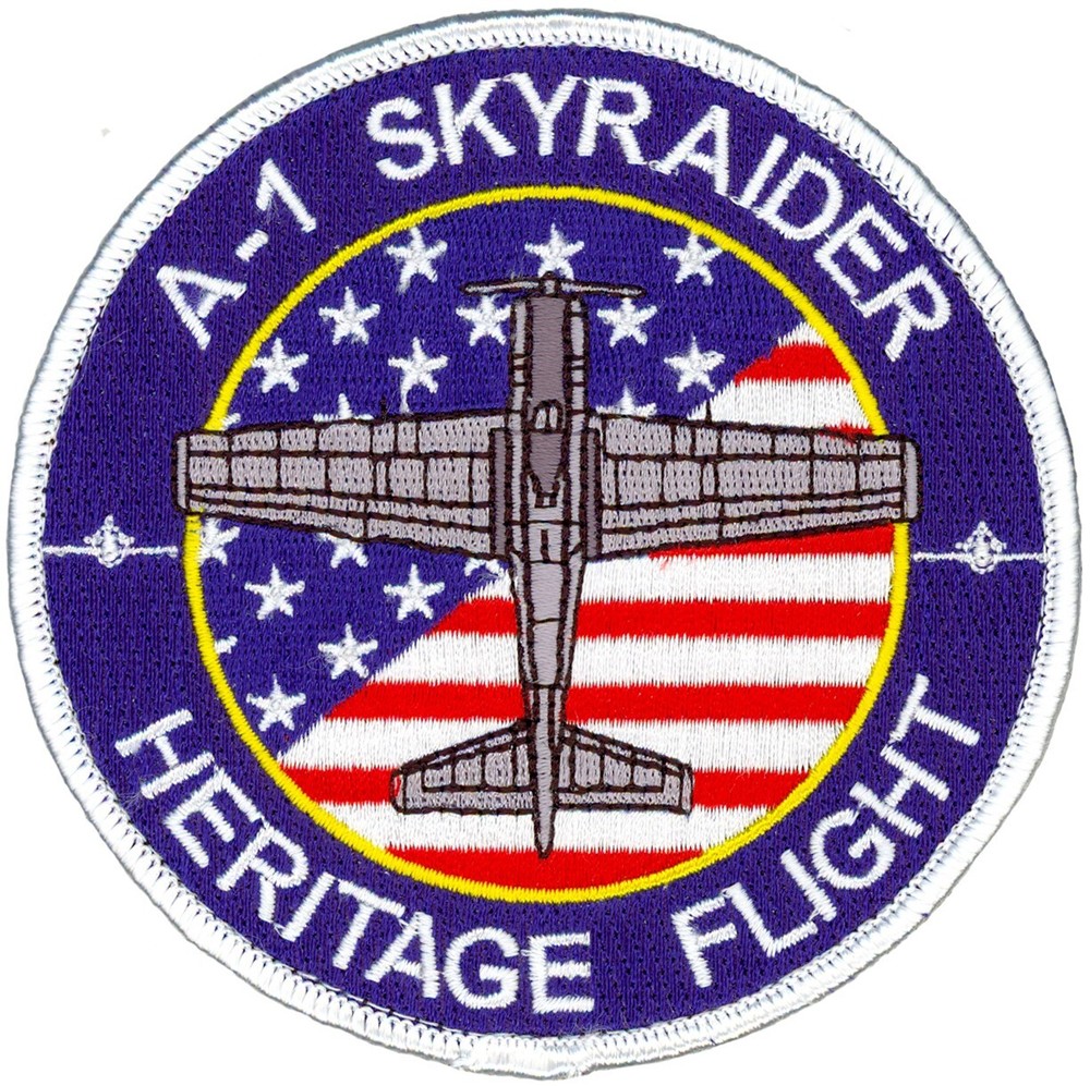 USAF ACC A-1 SKYRAIDER HERITAGE FLIGHT PATCH