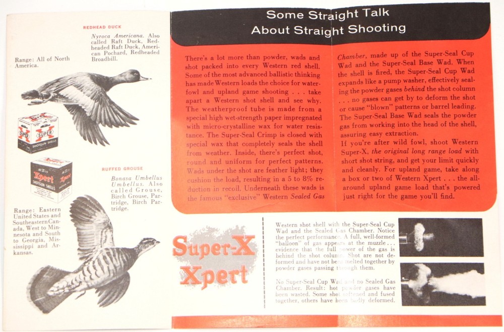 Western Super-X Xpert Shot Shells Brochure