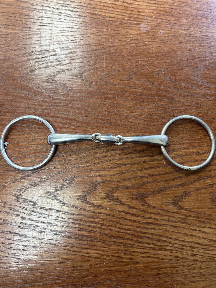 6" Stubben Steeltec Loose Ring Snaffle Bit