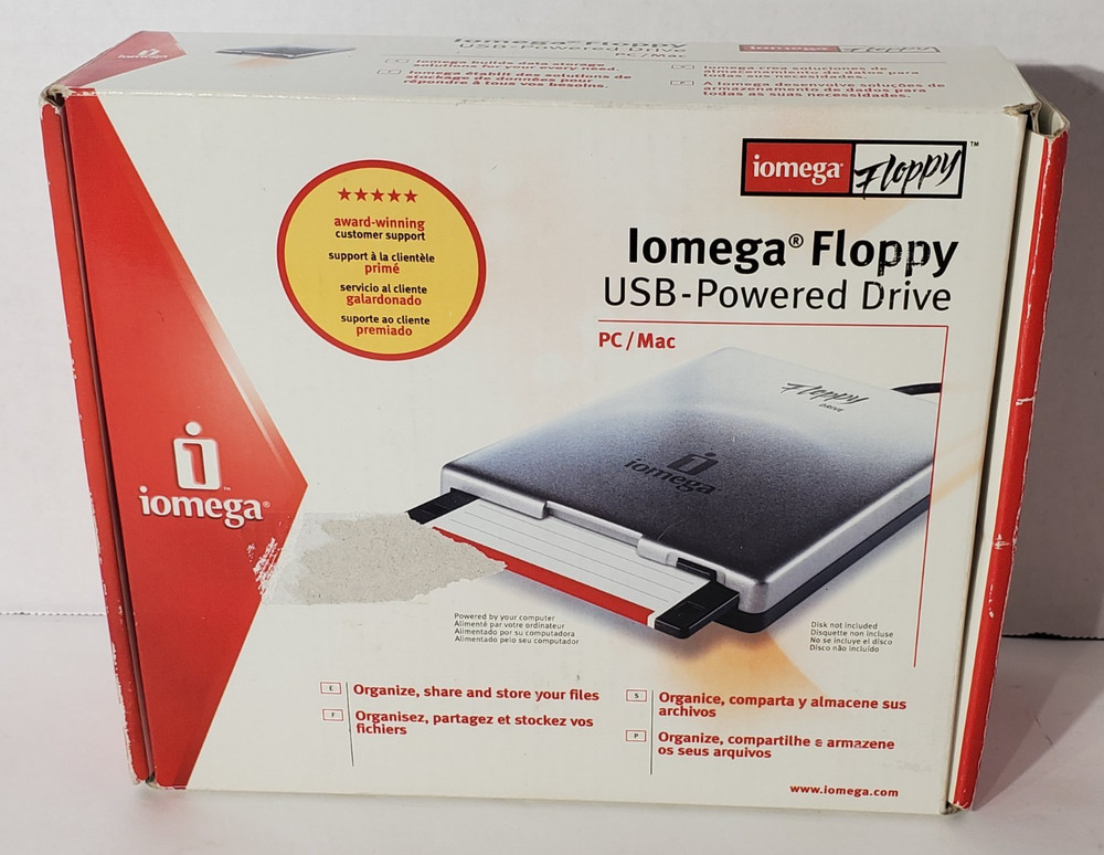 Iomega Floppy - External USB Powered Drive - PC & Mac