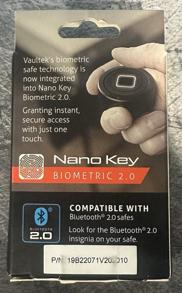VAULTEK Nano Key Bluetooth 2.0 Fast Access Safe Remote (Compatible with Bluet...