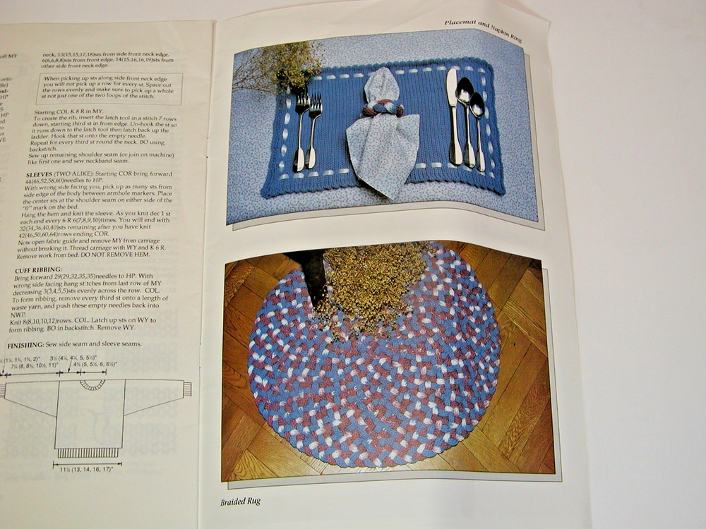 BOND INCREDIBLE SWEATER MACHINE INSTRUCTIONS MANUAL & PATTERN BOOK