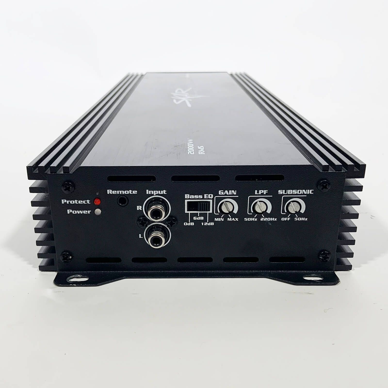 USED SKAR AUDIO RP-2000.1D 2800 WATT MAX POWER CLASS D MONO SUB AMPLIFIER