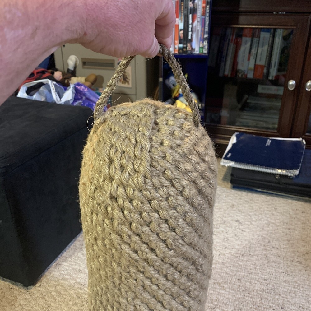 Maritime Pillow Rawhide Rope Ships Decor