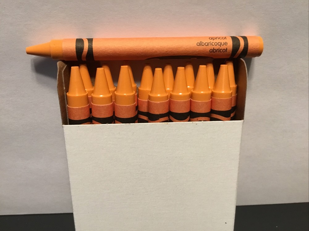 (16) Crayola Crayons (apricot) BULK
