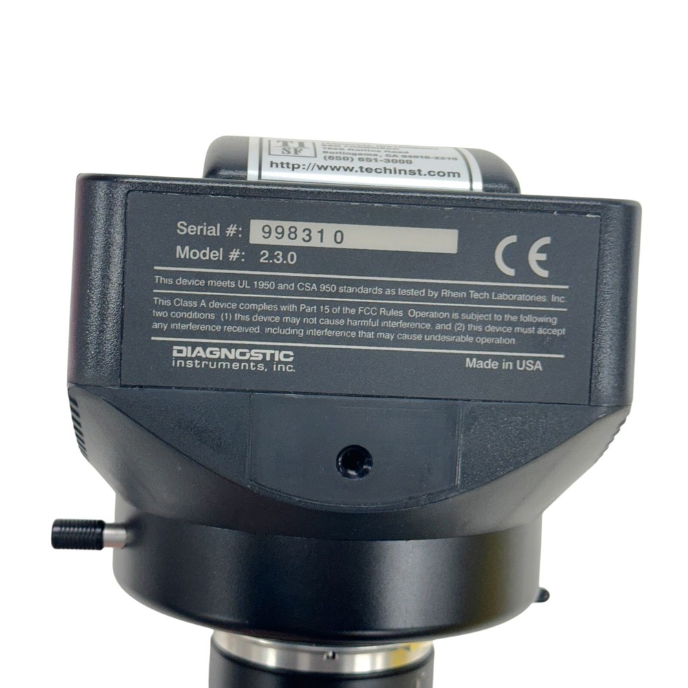 Diagnostic Instruments SPOT RT Slider Model 2.3.0 Camera with HRD076-NIK Adapter