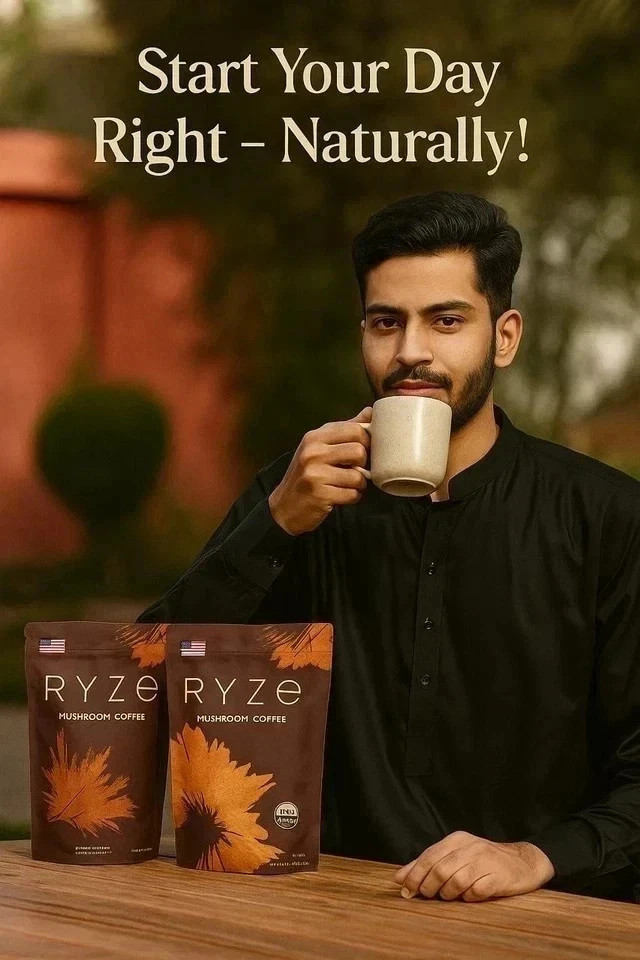 (PACK OF 4) Organic Ryse Mushroom Coffee*30 Servings Per Pack - Free Shipping!!