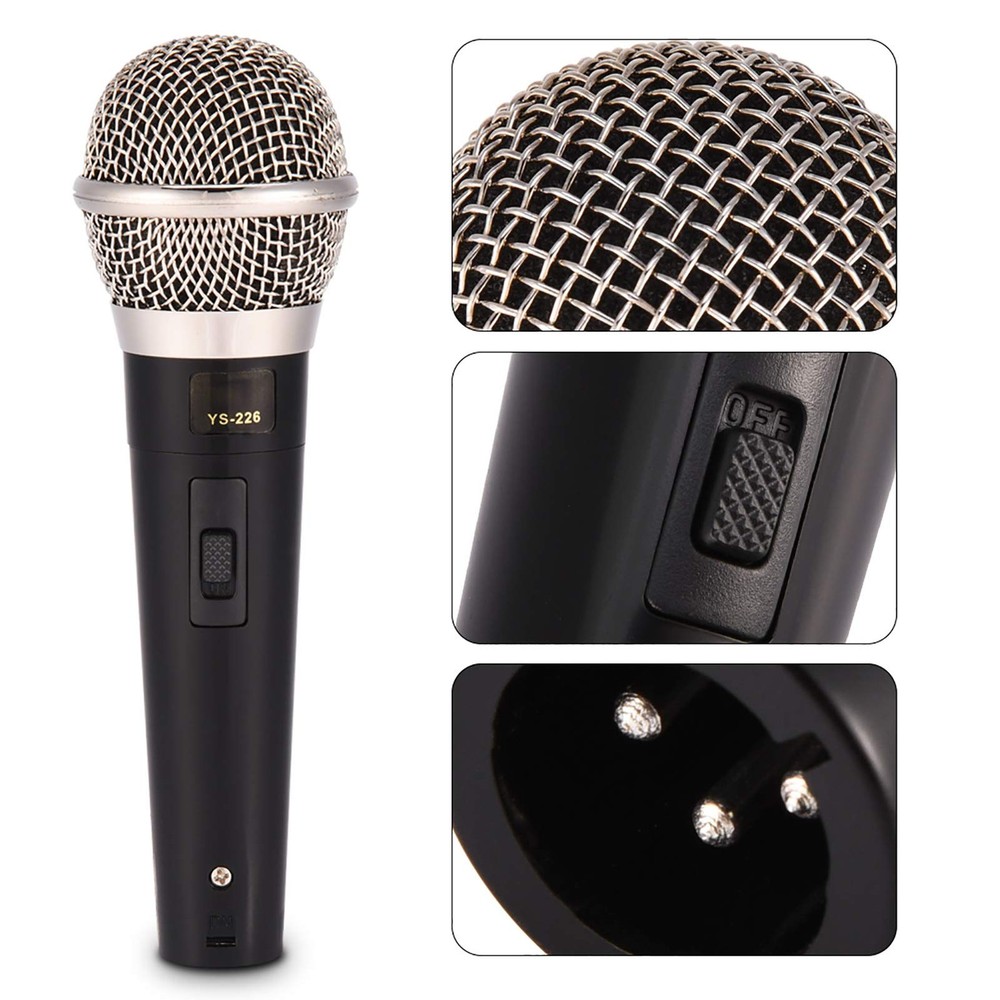 Karaoke Microphone, Dynamic Vocal Microphone for Speaker, Handheld...