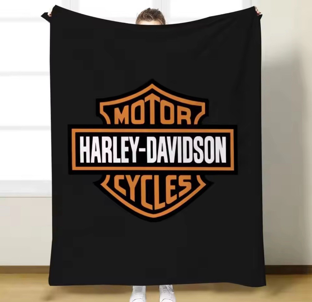 Harley Davidson 3D Blanket