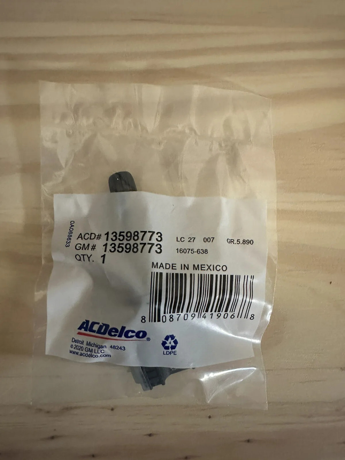 4Pcs Genuine Tire Pressure Sensor OEM 13598773 TPMS 433MHz For GMC Buick Chevy