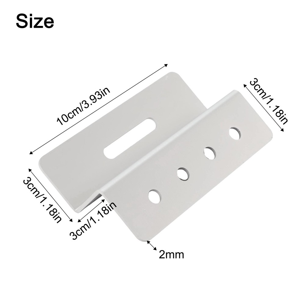 Aluminum Z Brackets Easy Installation Brackets Includes Screws And Nuts