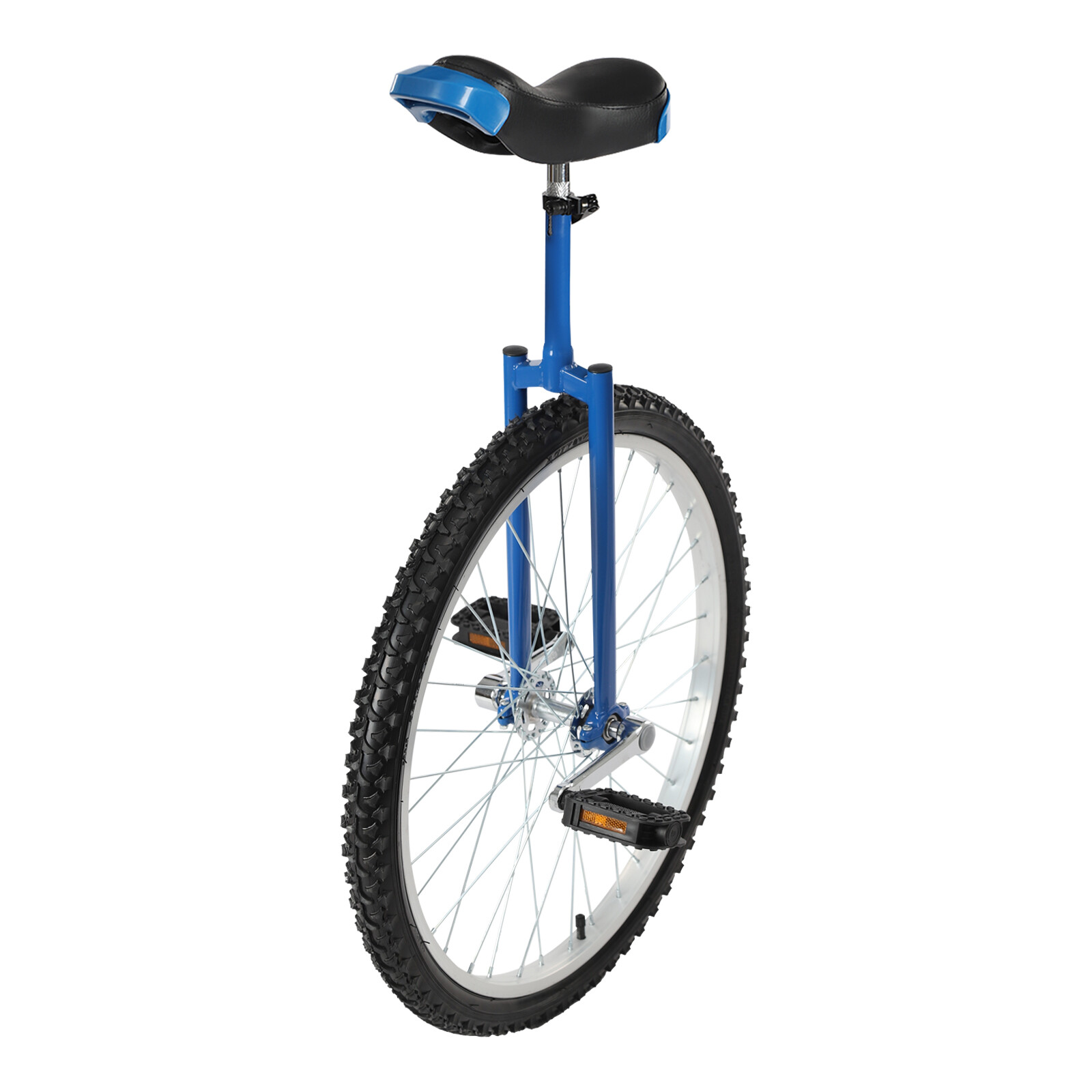 Unicycle with Excellent Steel Frame Leakproof Tire Adjustable Height for Outdoor