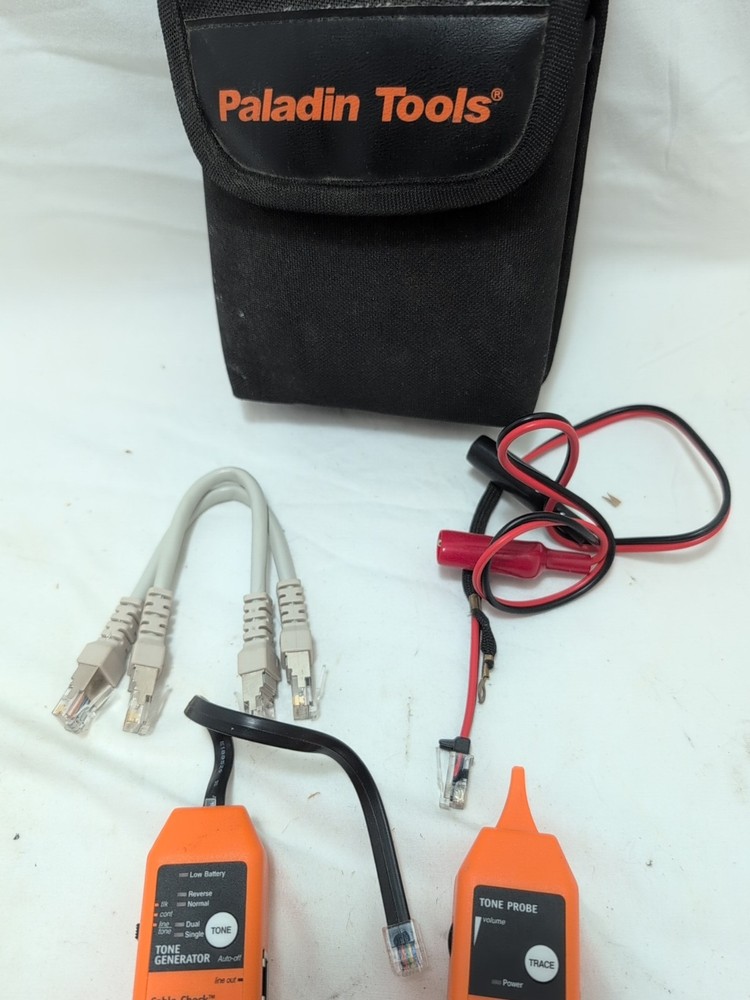 Paladin Tools 1573 Tone & Probe Plus Cable Check - LAN & Telecom Cable Test Kit