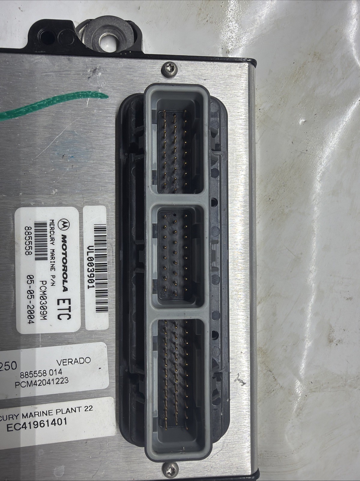 Mercury Verado 250HP 4 Stroke PCM ECU 885558 Freshwater Tested