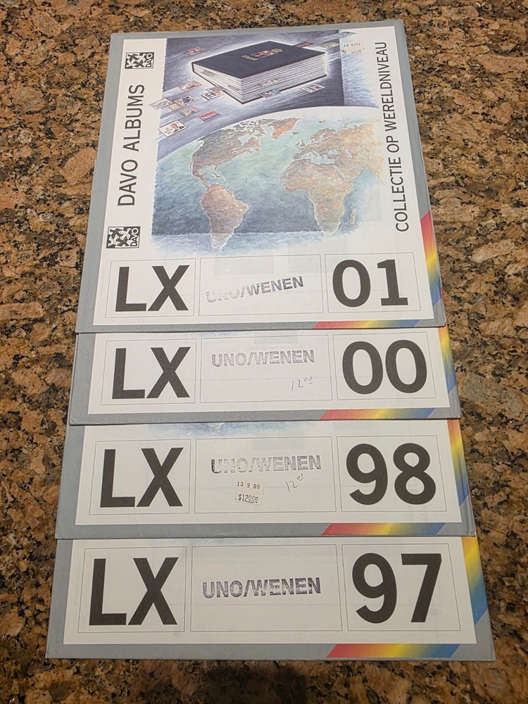 DAVO LUXE HINGELESS SUPPLEMENT-various countries-NEW NEVER USED-see list