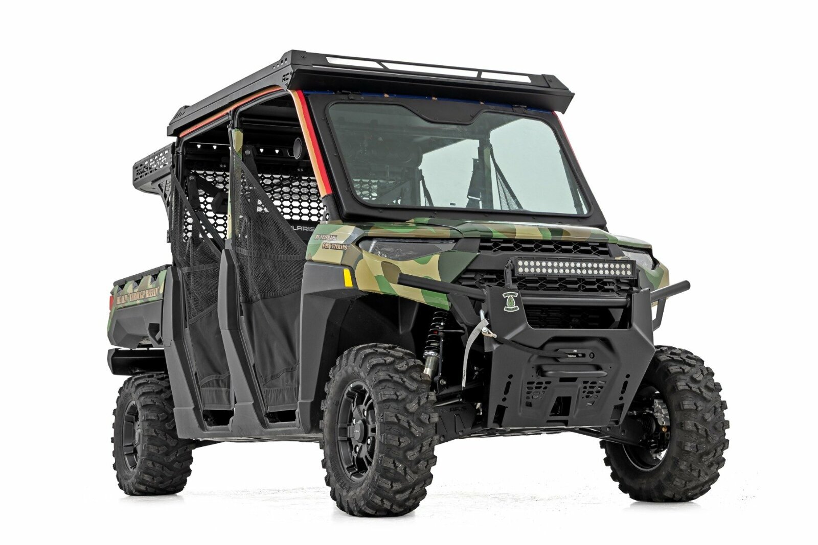 Rough Country Electric Tilt Windshield | Glass | Polaris Ranger XP 1000