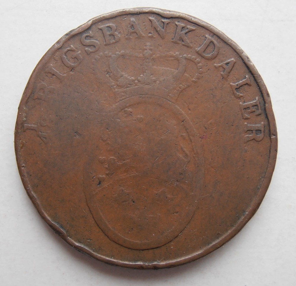 DENMARK 2 SKILLING 1818