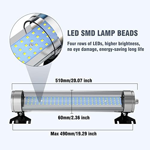 Led Machine Light,CNC Machine Light, 37"Explosionproof Work Light 120V IP68 40W