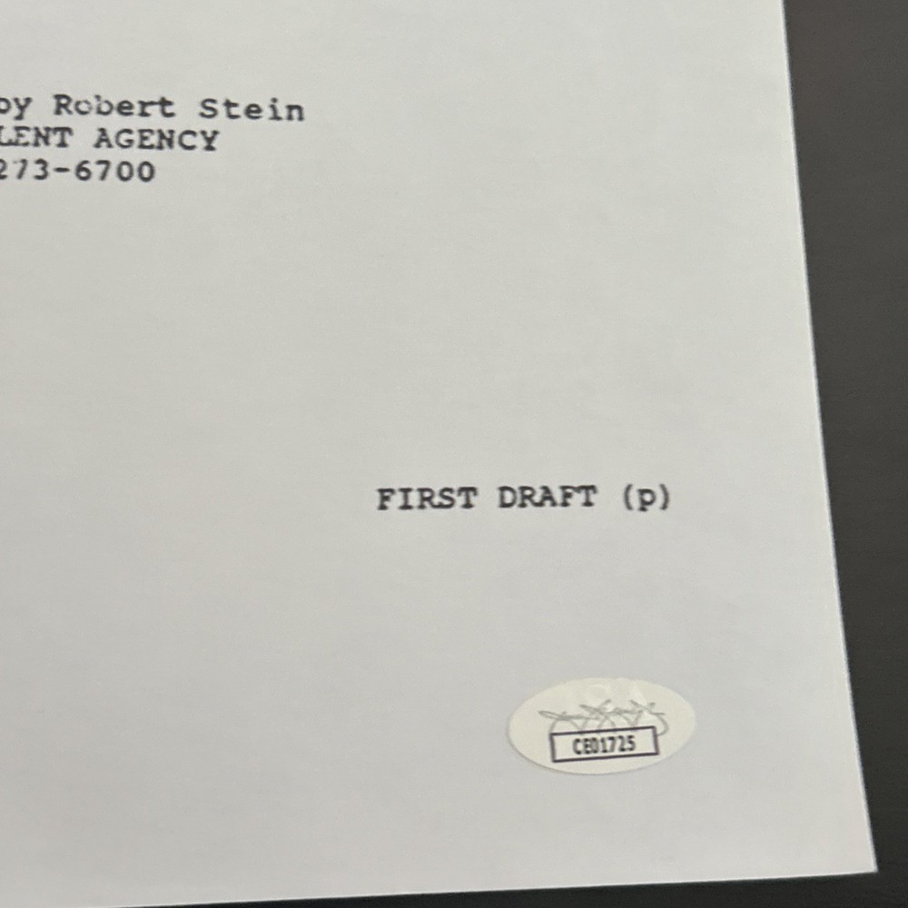 Frank Darabont Shawshank Redemption Director Signed Screenplay Script Cover JSA