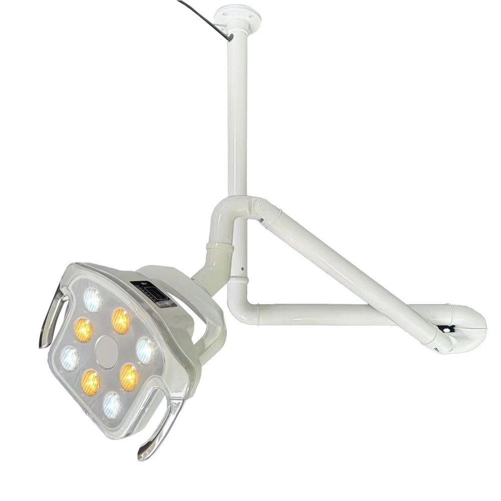 Dental Operating Light Ceiling Mounted 8 Bulbs LED Sensor Light with Touch Sceen