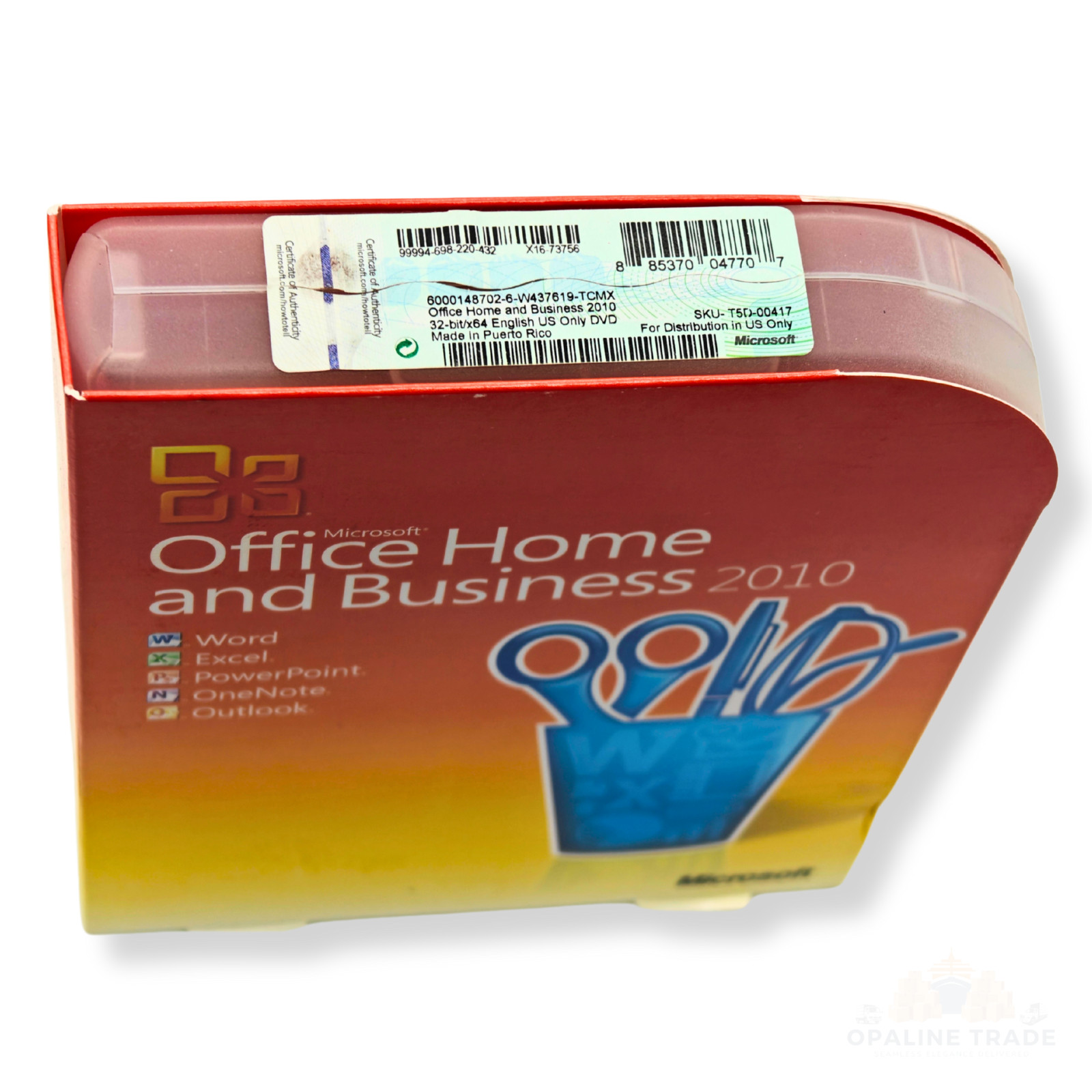 Microsoft Office 2010 Home & Business CD/DVD | Full Retail Version | English