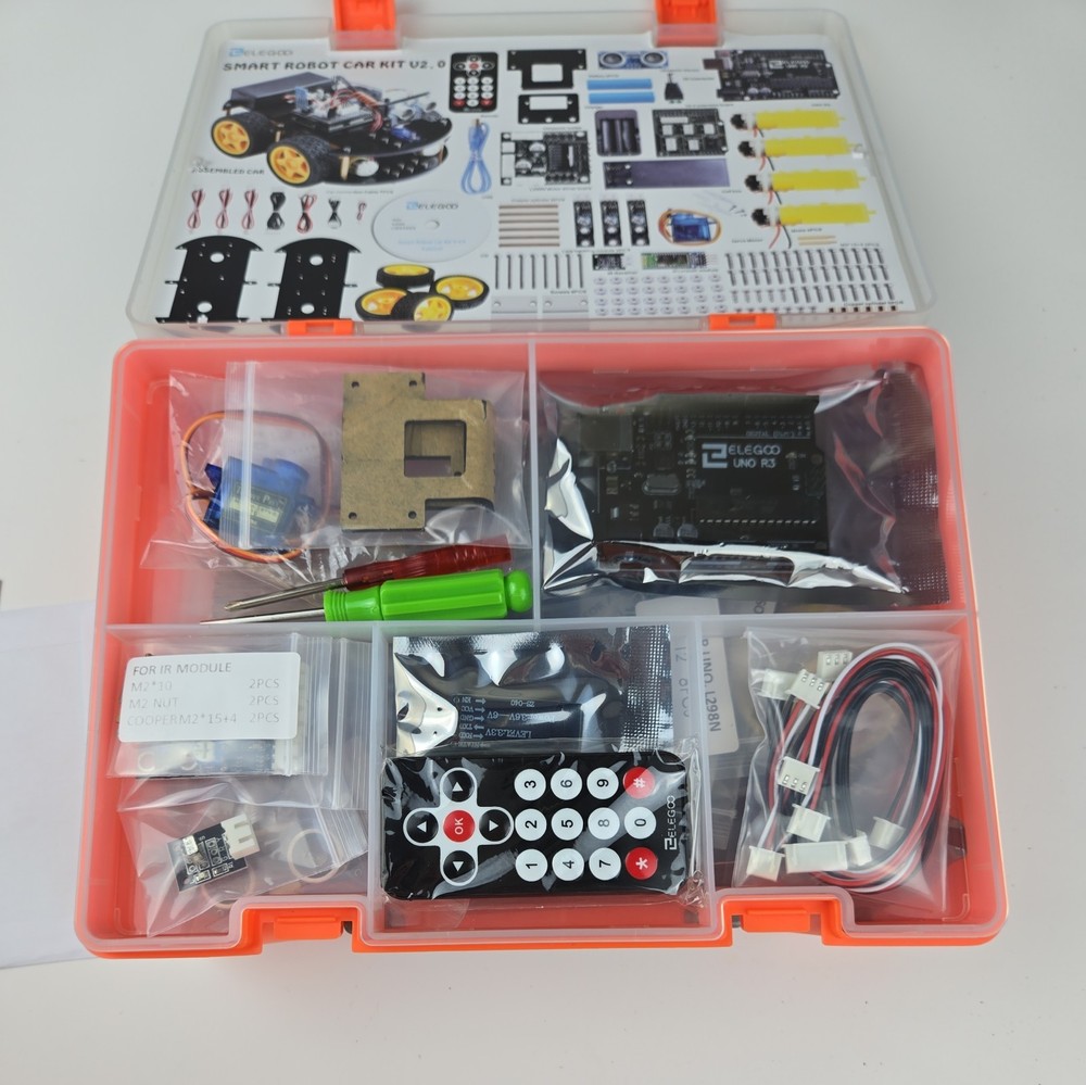 ELEGOO Robot Smart Car Kit V2.0 NEW STEM Computer Code Programming Kids