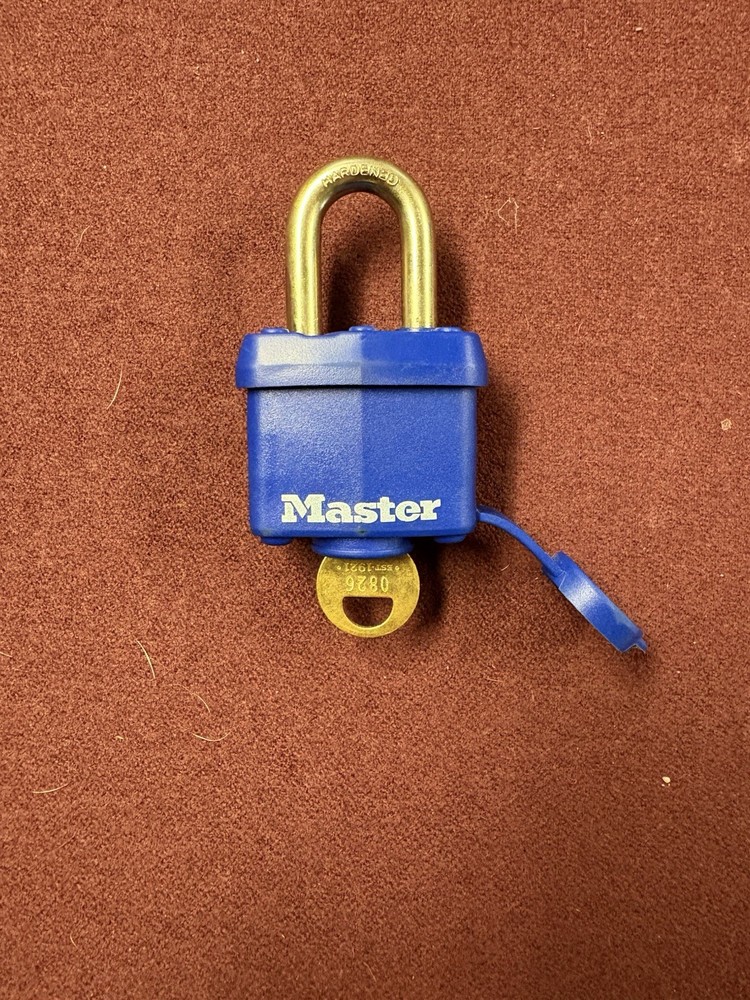 Fire Resistant Master lock With 1 Key