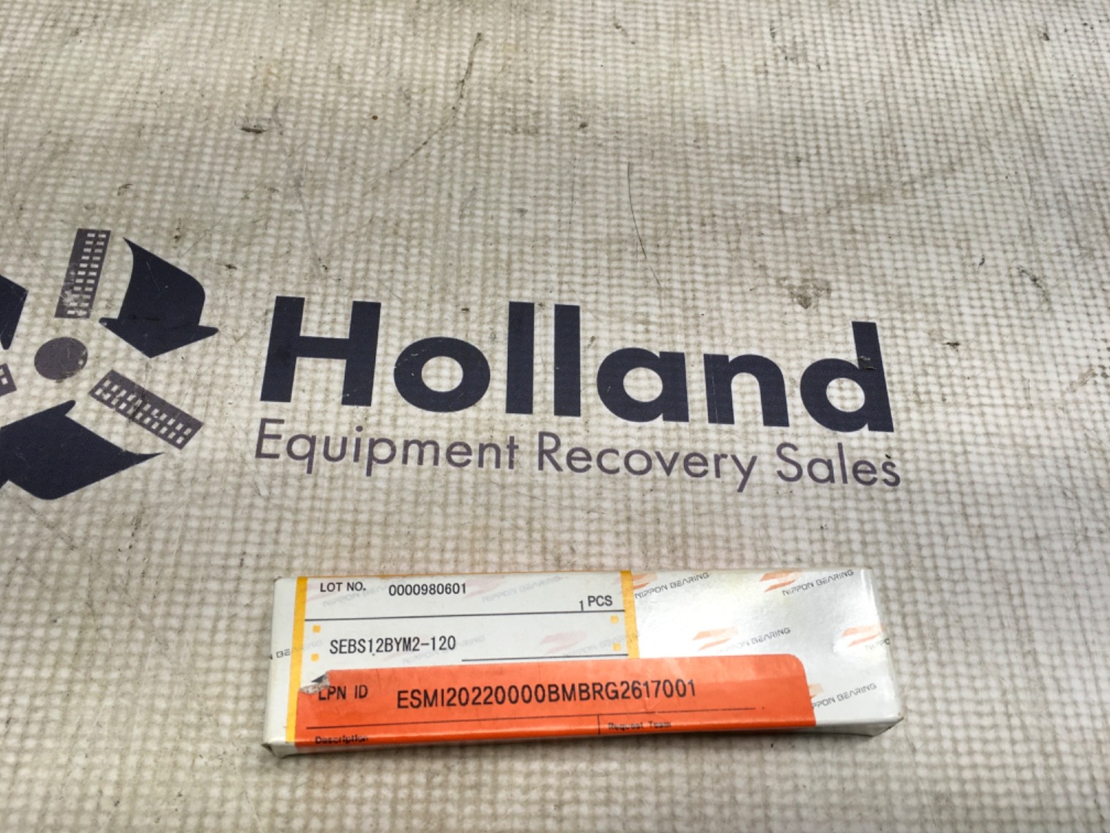 Nippon guide block, SEBS12BYM2-120, NOS, LG-4398