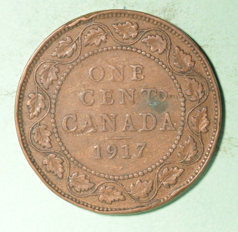 1917 - Canada Large Cent  - INV# X-225