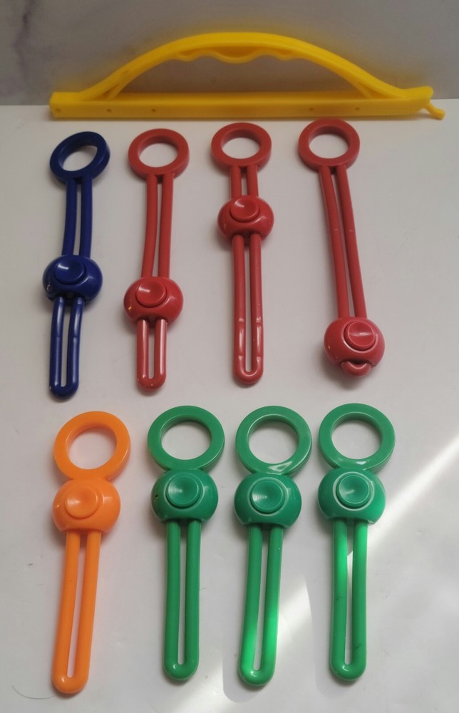 8PCS Portable Sealing Strap Multi-purpose Sealer For Food Snacks Data Cables