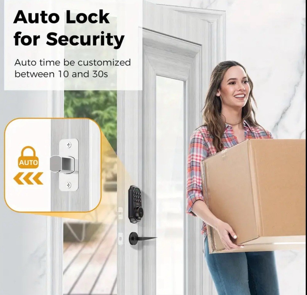 Arpha Smart Keyless Entry Door Lock - 100 Code Anti-Peek Combination