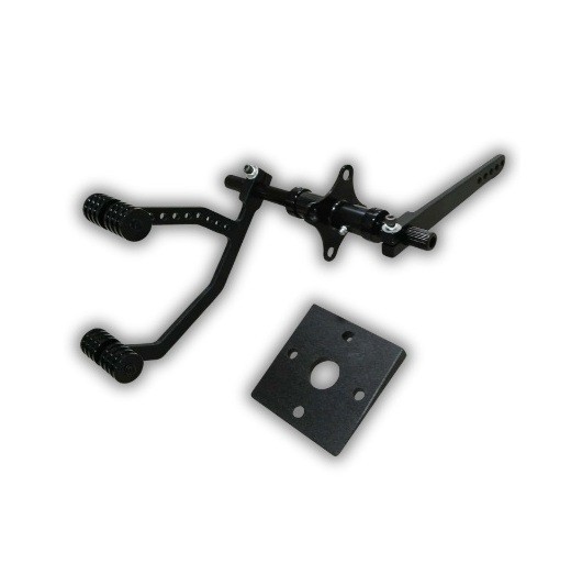 Aluminum Roller Throttle Pedal - Lightweight - Gas Pedal - Black - IMCA NHRA