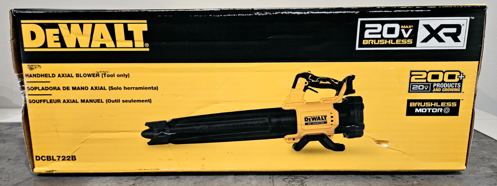 New DeWalt DCBL722B 20V Brushless Cordless Handheld Axial Blower