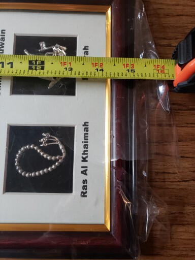 7 Square Framed Arabian Silver Pins