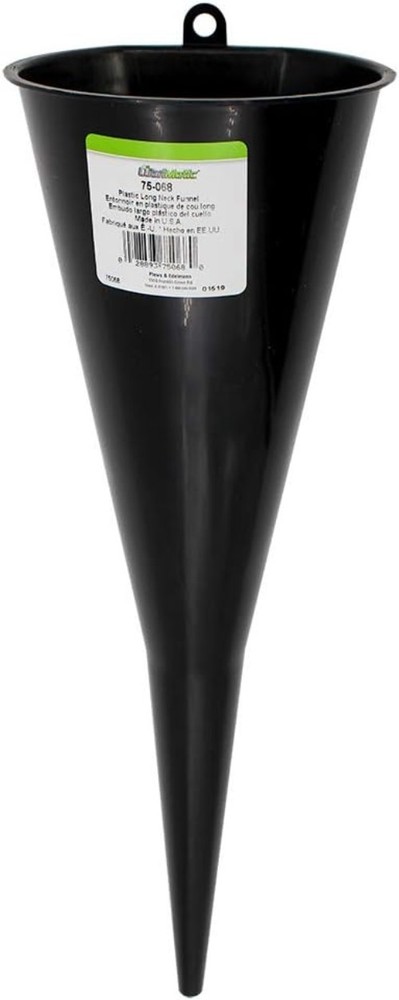75-068 Long Neck Plastic Funnel - 2 Quart