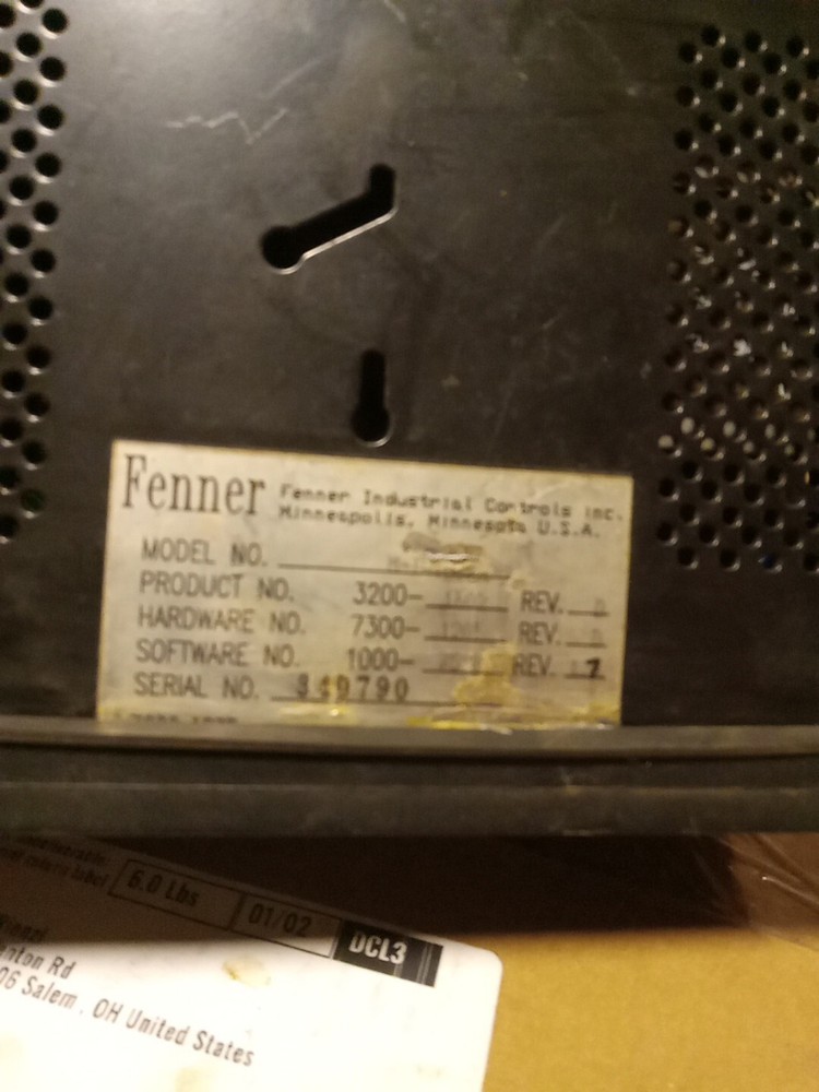 FENNER Analog Speed regulator M-TRIM Used Untested