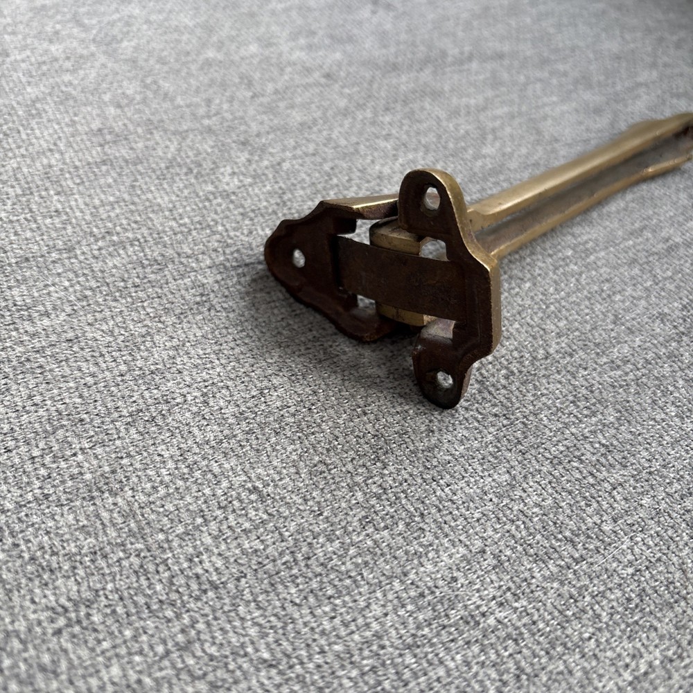 Antique Solid Brass Hotel Style Door Security Latch